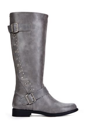 justfab bottes plates