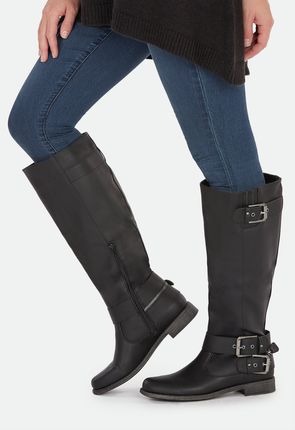 Women's Flat Boots - Ankle Boots, Flat Over The Knee Boots, Thigh High ...